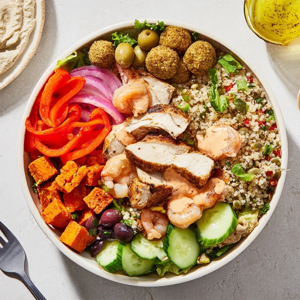 A colorful spread of Build-Your-Own Boards & Bowls for family gatherings.  