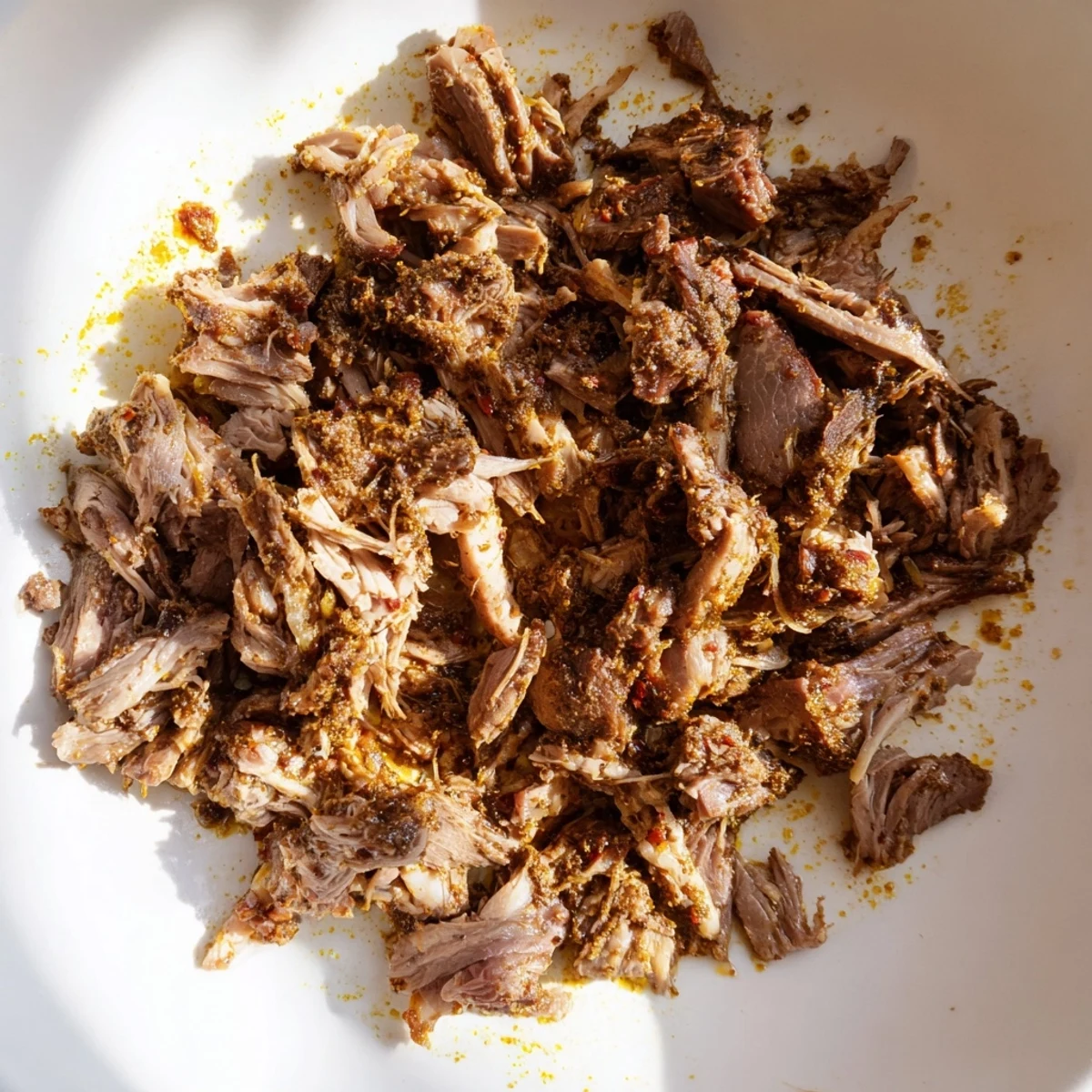 Tender Omani Shuwa meat, fall-apart texture, wrapped and ready for slow roasting in the oven's warmth.