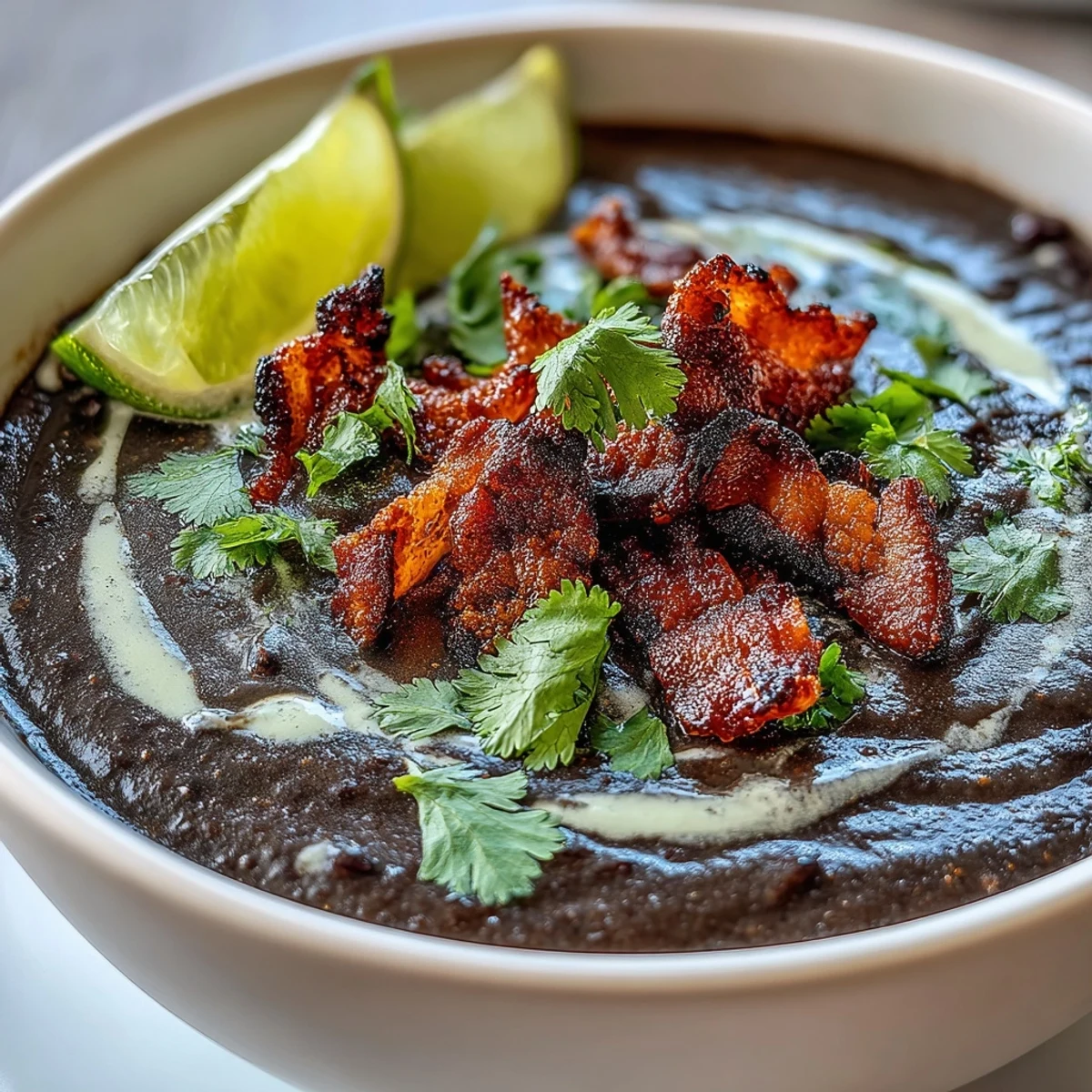 Creamy Black Bean Soup