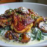 Keto Creamy Spinach Chicken