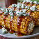 Sweet, juicy corn on the cob cooked in the microwave in just 5 minutes, with tender kernels bursting with flavor.