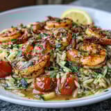 One-Pan Lemon Butter Shrimp Orzo