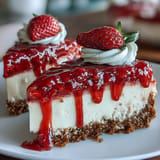 No-Bake Strawberry Cheesecake
