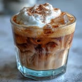 Iced Horchata Espresso Cloud: a refreshing, sweet coffee beverage crowned with velvety milk foam.