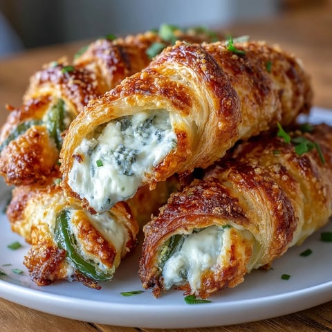 Golden, flaky Jalapeño Popper Twists bursting with creamy cheese and spicy jalapeño filling, perfect for game day snacking.