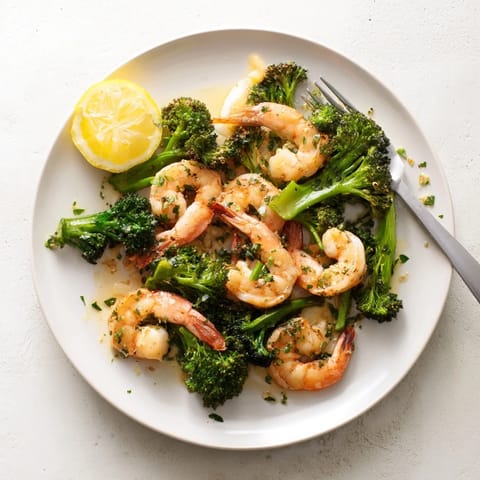 Lemon Butter Shrimp Broccoli