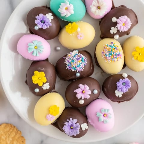 Decorated Egg Candy Display