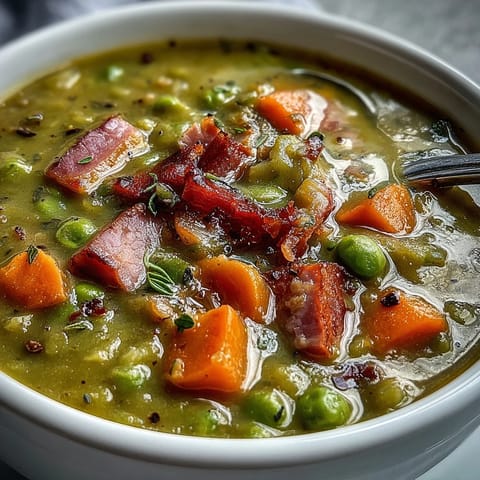 Ham Split Pea Soup Carrots
