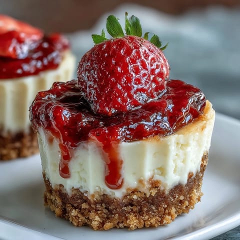 Decadent Valentines Day Strawberry Cheesecake Cups with creamy filling, fresh strawberries, and buttery graham cracker crust—perfect romantic dessert.  
