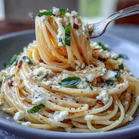 Bright spring pasta limone with lemon-butter sauce, parmesan, and fresh basil, served in a white bowl.