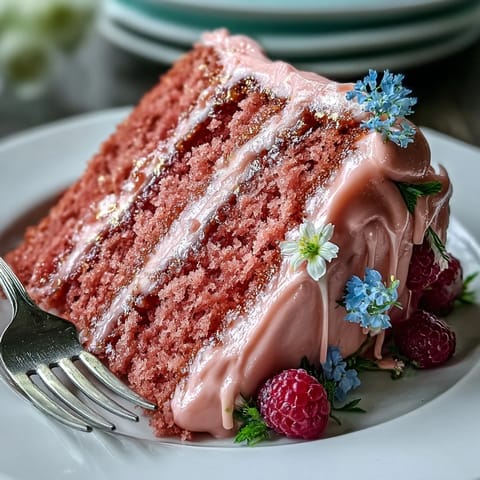Elegant pink Bridal Shower Rosé Velvet Cake with glossy gold drip.