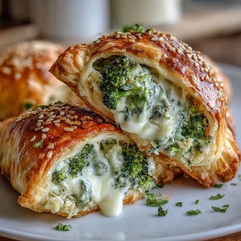 Golden Broccoli Cheddar Mini Hand Pies with flaky crust, perfect savory snack.