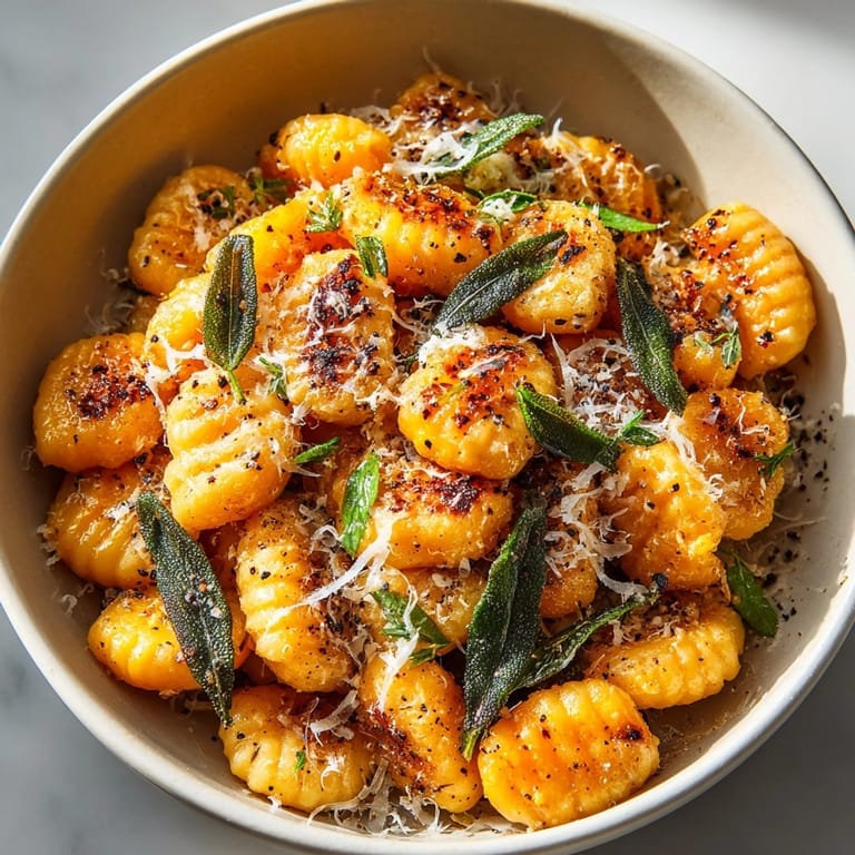Easy Sweet Potato Gnocchi recipe: a warm, comforting Italian meal, perfect pasta alternative.