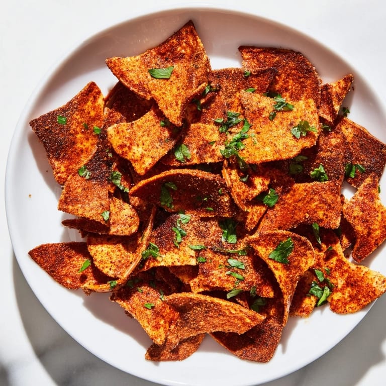 Colorful bowl of Holiday Snack Spicy Pretzel Chips perfect for sharing at festive gatherings.