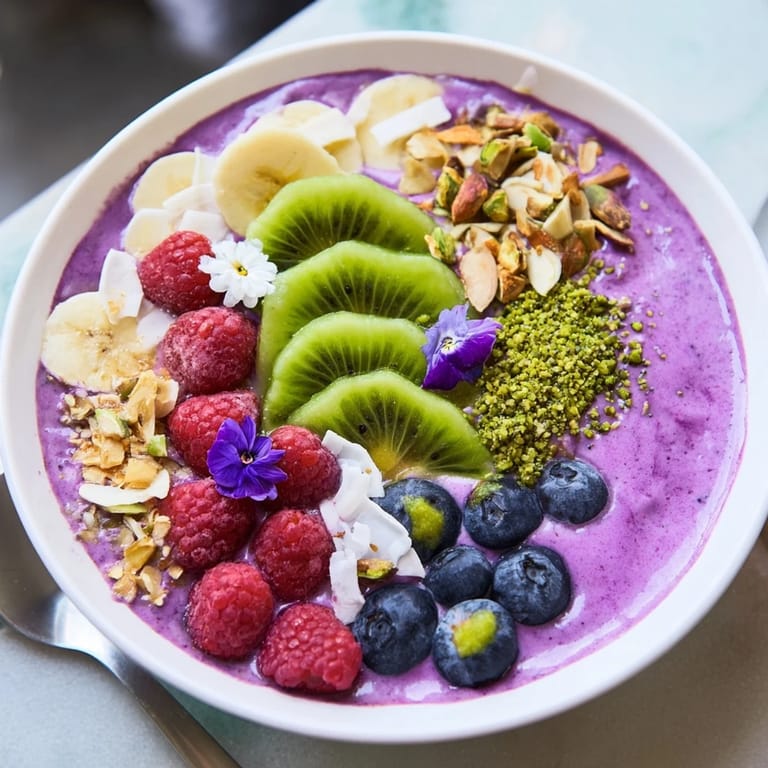 Nutritious smoothie bowls showcasing berries, kiwi, and creative twists for a perfect morning.