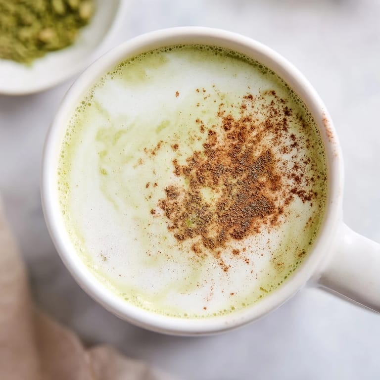 Cozying up with a delicious Cinnamon Maple Oat Milk Matcha Latte on a chilly afternoon sounds perfect.
