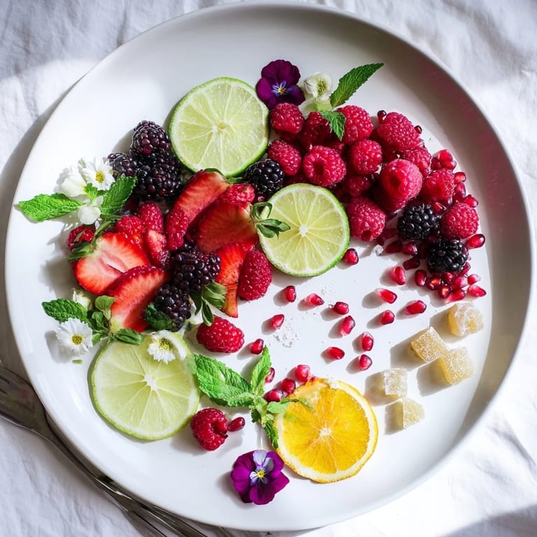 Elegant Champagne bar garnishes including sliced fruit and herbs ready to complement sparkling wine flavors.