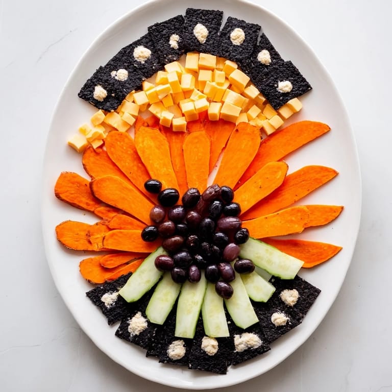 A beautiful display of Monarch Butterfly Wings from fresh ingredients, perfect for your party.