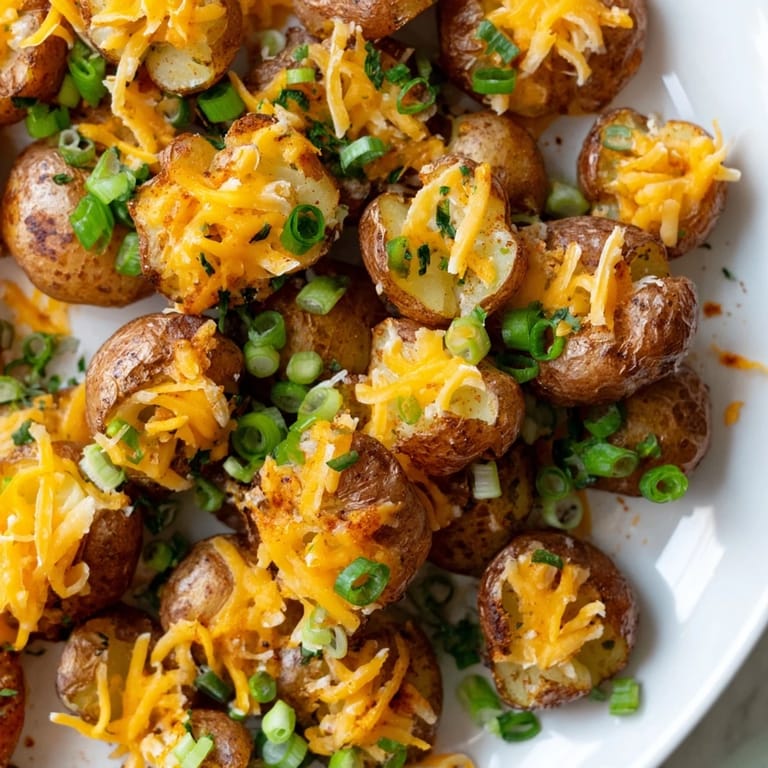 Savory smashed green onion potato bombs, perfect for sharing as a tasty appetizer.