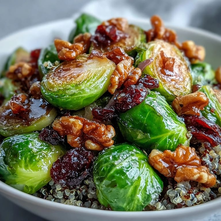 Close-up of a warm, caramelized vegetable bowl topped with pumpkin seeds, perfect for a nourishing vegetarian lunch.