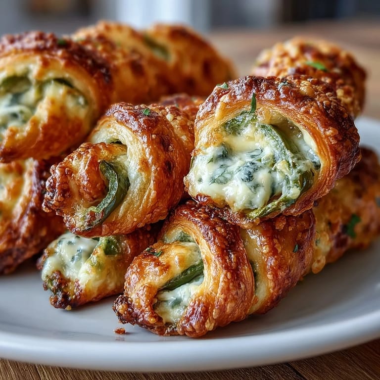 Warm, crispy Jalapeño Popper Twists with melted cheddar and zesty peppers, served fresh from the oven for a crowd-pleasing appetizer.