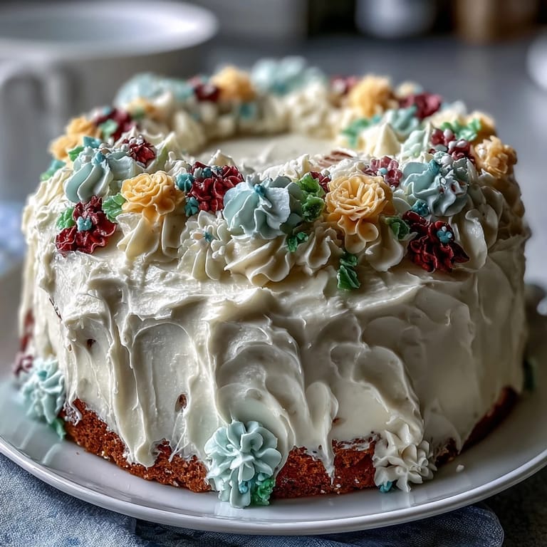 Simple First Communion Sheet Cake with Buttercream Flowers: moist vanilla cake frosted with creamy buttercream and adorned with pastel piped flowers, perfect for a sacred gathering.