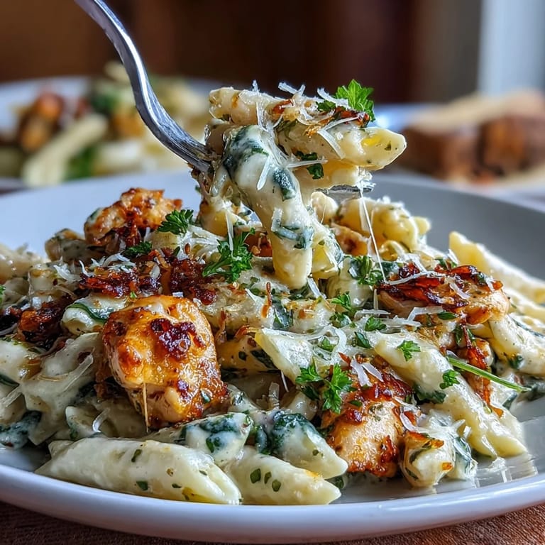 Lemon chicken orzo with baby spinach and Parmesan, a zesty one-pan meal perfect for weeknight comfort.  