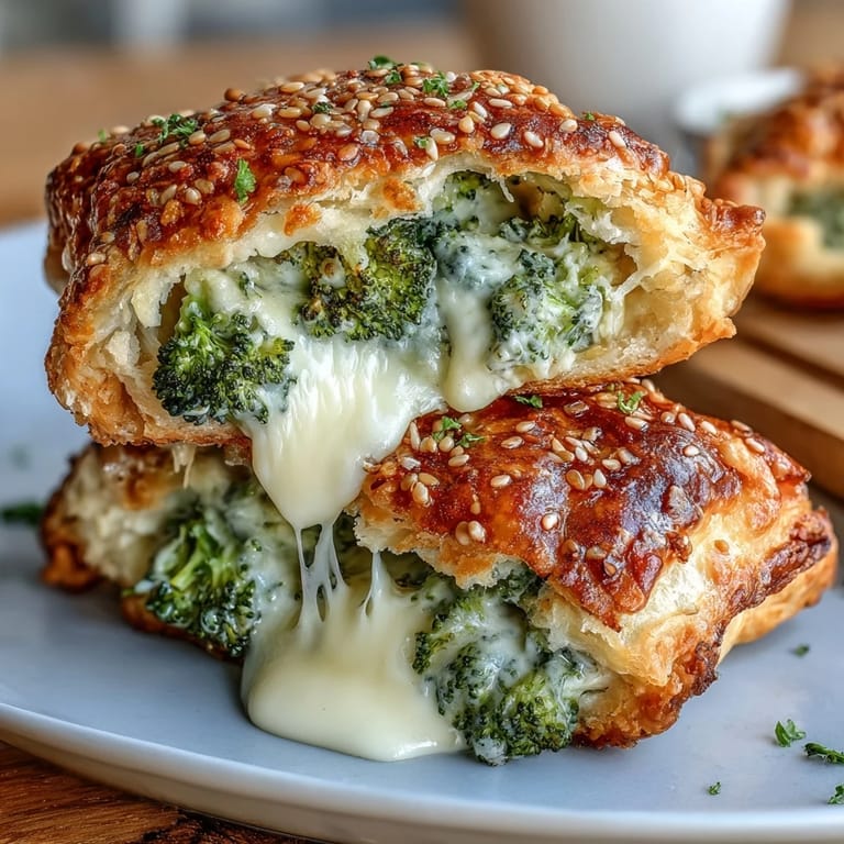 Bite-sized Broccoli Cheddar Mini Hand Pies, visually appealing cheesy delight.