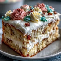 Simple First Communion Sheet Cake with Buttercream Flowers: tender vanilla sheet cake topped with smooth buttercream and delicate piped floral decorations for a meaningful celebration.