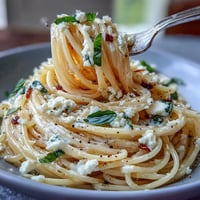 Bright spring pasta limone with lemon-butter sauce, parmesan, and fresh basil, served in a white bowl.
