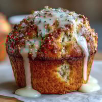 Fresh lemon poppy seed muffins with sparkling sugar topping and tangy lemon glaze, perfect for breakfast or brunch.