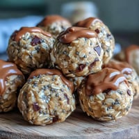 Snack-Sized Protein Balls with Peanut Butter and Oats, a wholesome energy-boosting delight.